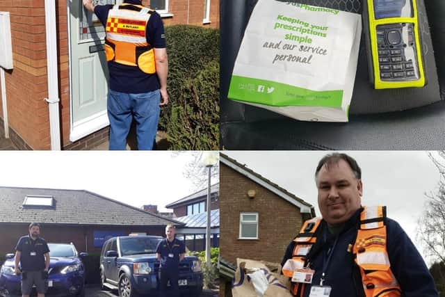 The crucial door-to-door medication operation is being carried out every day by Leicestershire and Rutland 4x4 Response group.