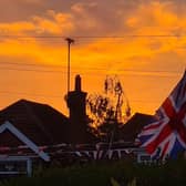 Pauline McRory captured this image at Holly Close, Market Harborough, during sunset on Sunday.
