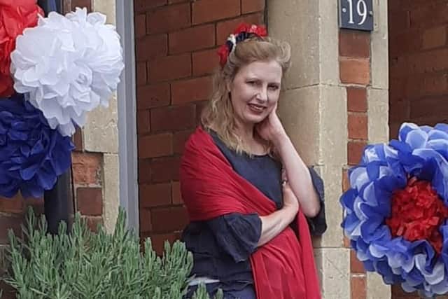 Camille Gamble has been shielding for two months now, and decided to celebrate VE Day by giving something to the children. She put celebration treat bags together with a crown, flag, paper vintage war planes to make and VE Day activities and pictures to colour.
