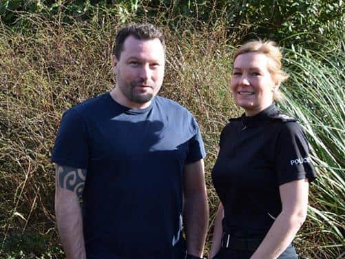 Insp Siobhan Gorman is launching the project with her police officer husband Sgt Chris Gorman.