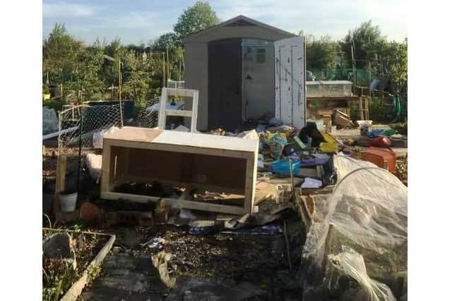 Thieves stole power tools and gardening equipment worth thousands of pounds after raiding an allotments in Kibworth Harcourt. Photo courtesy of HFM.