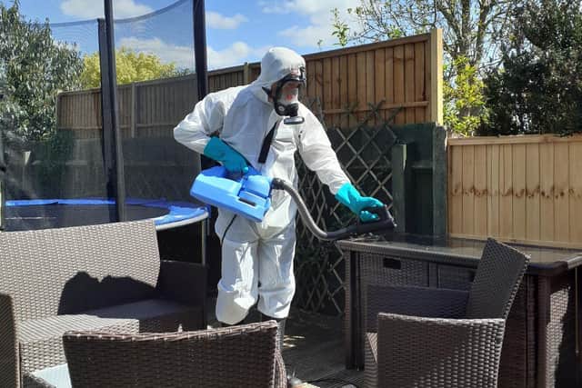 Clearway Pest Control Services is de-contaminating and disinfecting local care homes, schools, offices and peoples homes as it stamps out the virulent virus.