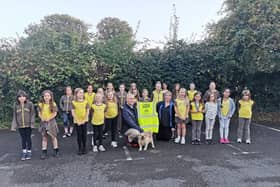 The Harborough branch of McDonald's has donated more hi-viz vests to the South Leicestershire Litter Wombles community group - and 20 girls from the 5th Market Harborough Brownies joined forces with other volunteers and Geoff Walker from the Wombles in Litter Education to collect litter in and around Market Harborough town centre.