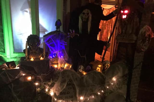 A self-confessed lover of ghouls and ghosts is pouring over 1,000 into turning her home into the Halloween House of Harborough on Sunday (October 31).