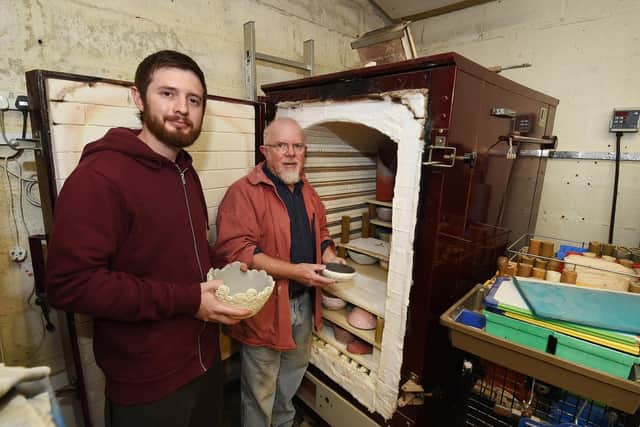 Bob and Joe Stafford of Shire Workshops in Wilbarston.
PICTURE: ANDREW CARPENTER