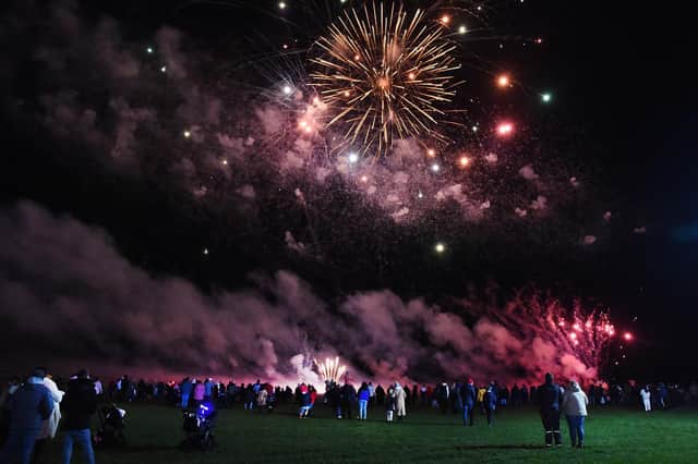 Firework display at the showground.
PICTURE: ANDREW CARPENTER