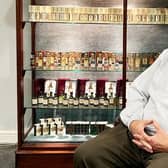 The collection was amassed by keen Kettering collector Brian Marshall between the late 1980s and 2016 – and he doesn’t even like whisky.