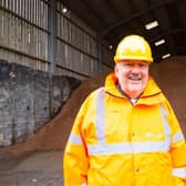 Cllr Ozzy O’Shea in one of the council’s grit barns