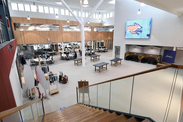 Inside the new look Joules Barn offices.
PICTURE: ANDREW CARPENTER