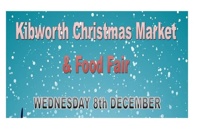 Kibworth Beauchamp Parish Council is staging Kibworth Christmas Market and Food Fair at the village’s library, village hall and scout hut on Wednesday December 8.