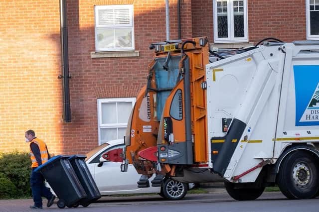 There are delays to emptying some people’s bins in the Harborough district this afternoon (Tuesday).
