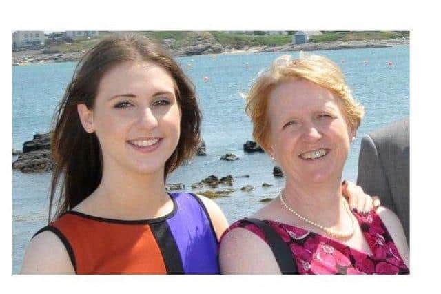 Dr Sue Hills with her daughter Alice Ruggles