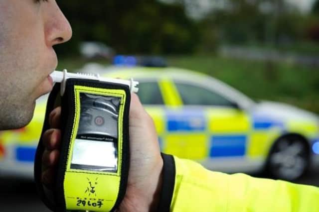 A 24-year-old woman driver has been arrested near Market Harborough for alleged drink-driving.