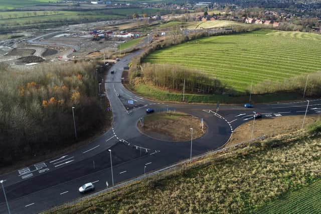 A new roundabout has been opened at an accident blackspot on the A6 on the southern edge of Market Harborough.