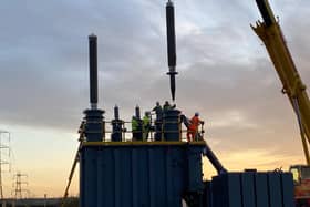 A new electricity substation is being built near Market Harborough to help electrify the Midland Main Line for thousands of rail passengers.