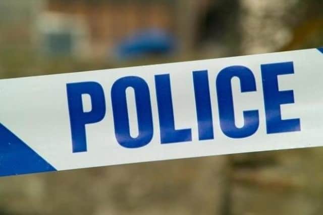 Two armed robbers threatened staff at a shop in Market Harborough with “bladed weapons” before stealing a haul of cigarettes last night (Monday).