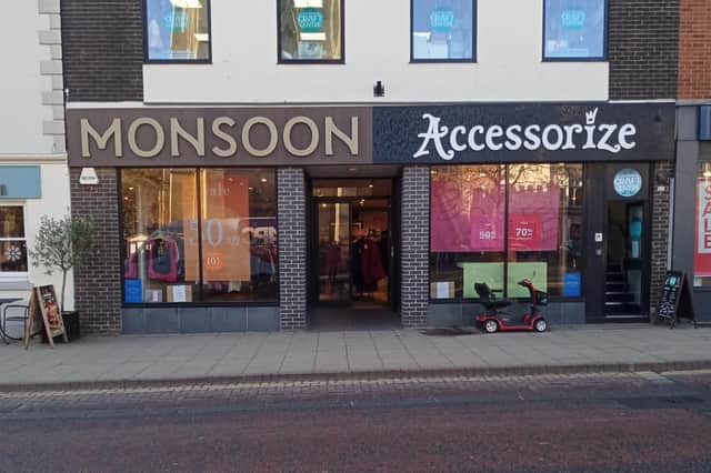 Monsoon Accessorize will close its outlet on the town’s High Street next Friday (January 14).
