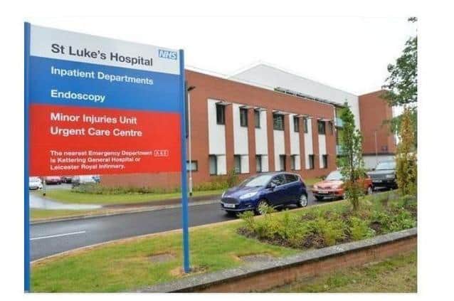 People are being restricted from visiting their friends and loved ones being treated at St Luke’s Hospital in Market Harborough after a spike in Omicron cases over Christmas and New Year.
