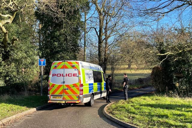 A team of at least 10 officers are now searching fields, undergrowth and hedgerows in Misterton after the attack in the early hours of Sunday (January 16).