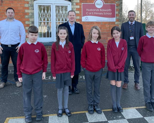 Harborough MP Neil O’Brien has praised Husbands Bosworth CE Primary School after supercharging its IT systems and network security.