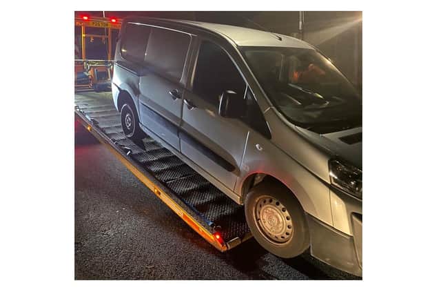 This van has been found and recovered by police in the Harborough district – more than two months after it was stolen.