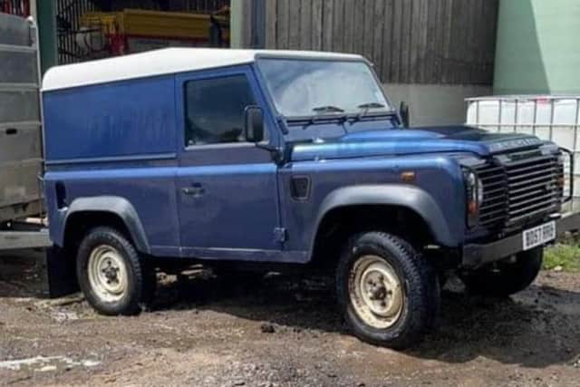 Have you seen this stolen Land Rover?