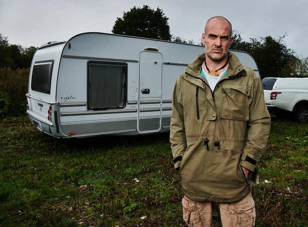 Ed Stafford spoke to the Harborough Mail this afternoon about his new show '60 Days with the Gypsies'. Photo by Rob Parfitt.