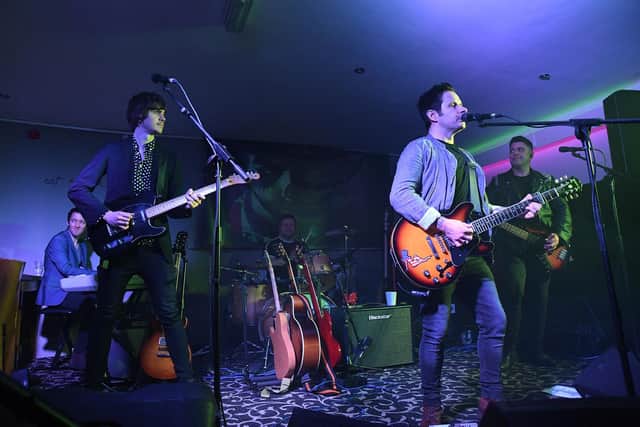 The Stereophonics tribute band during the intimate gig of 160 people at Enigma on Saturday evening.
PICTURE: ANDREW CARPENTER