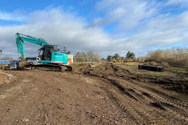 Groundworks start on the site