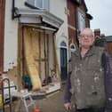 Chris Yorston outside his Fleckney home after the truck was removed.
PICTURE: ANDREW CARPENTER