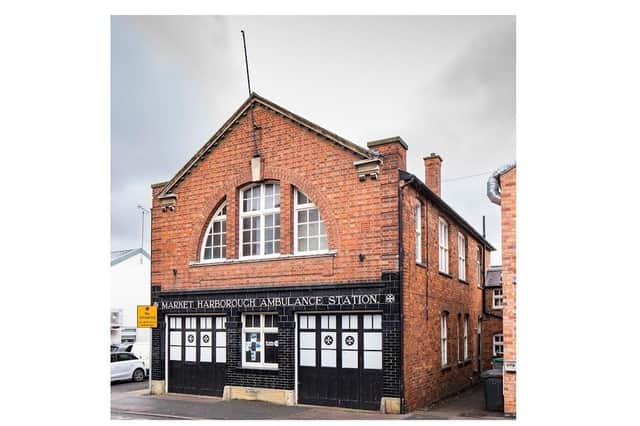 The historic ambulance station in Market Harborough is being put up for sale.