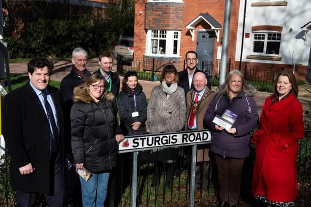 A new housing development in Market Harborough honouring two Great War hero brothers has been officially opened.
