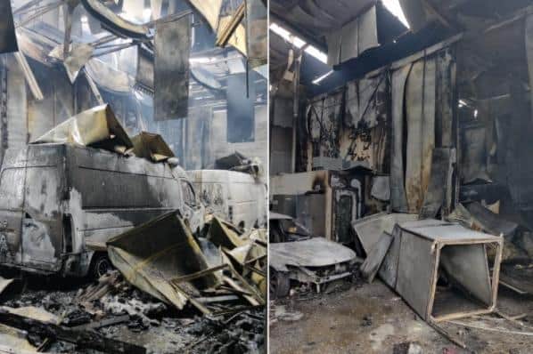 Some 90 per cent of the building and contents were seriously damaged by smoke and 50 per cent was damaged by fire.