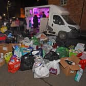 People from all over the Market Harborough area handed over an incredible 10 tonnes of aid at collections in Great Bowden and Haselbech last week.