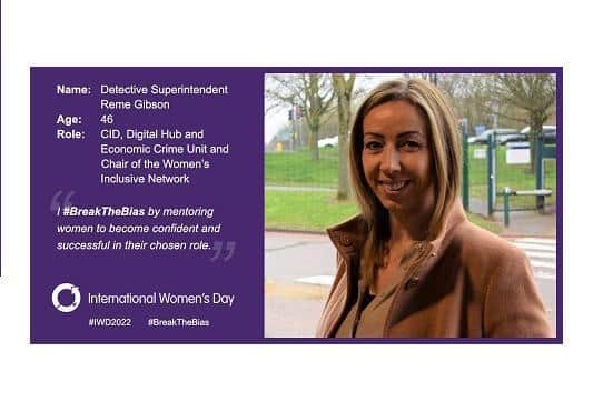 Leicestershire Police are getting behind International Women’s Day today.