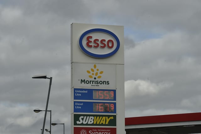 PetrolPrices.com shows Esso in Paston Parkway is charging 155.9p for petrol (price recorded as of 11 March) and 167.9p for diesel (price recorded as of 11 March).
