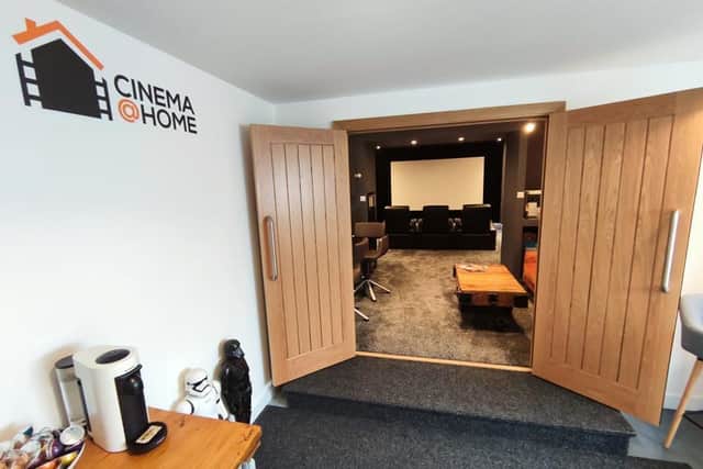 Ben has set up his own home cinema on the site of what used to be the Oriental Cinema