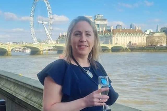 Julie Colan was honoured as she celebrated International Women’s Day at the House of Lords.