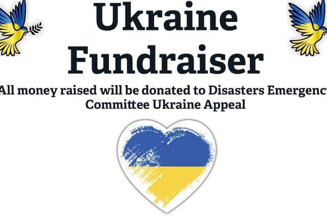 A special fundraiser is going ahead in Market Harborough town centre on Saturday March 26 to support the people of Ukraine.