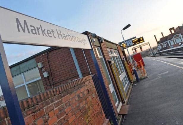 Hundreds of rush-hour rail commuters in Market Harborough are being hit by serious disruption to train services this morning.
