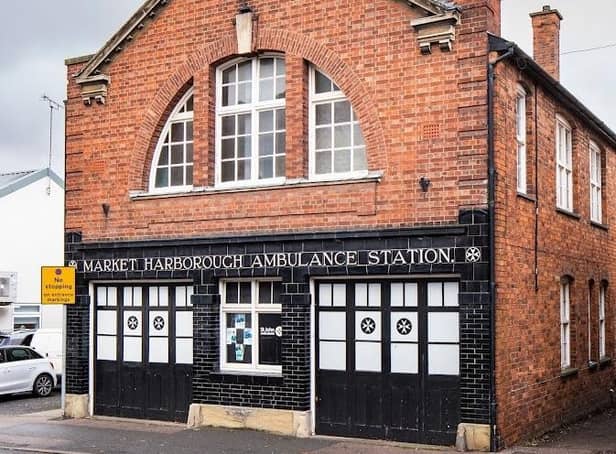 The historic ambulance station in Market Harborough is poised to go under the hammer next week.