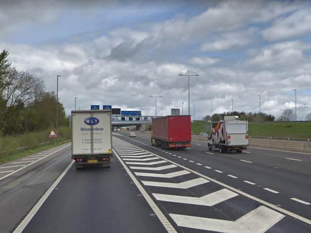 Junction 19 of the M1. Photo: Google Streetview.