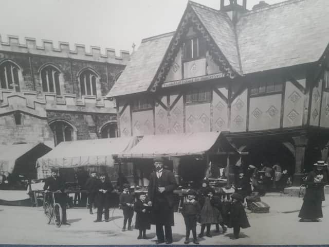 Images of Market Harborough’s historic market.