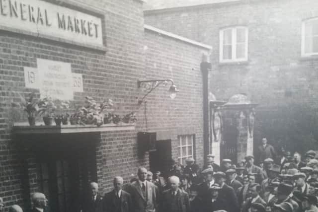 Images of Market Harborough’s historic market.