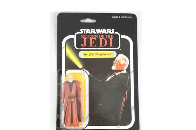 The Ben (Obi-Wan) Kenobi action figure sold for £220.