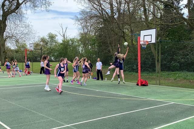 Action from the match between Northants Storm and Siamo Sirens