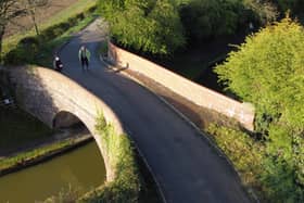 An historic canal bridge near Market Harborough has reopened almost a month after it was seriously damaged when a driver smashed into it. Photo by Andrew Carpenter.