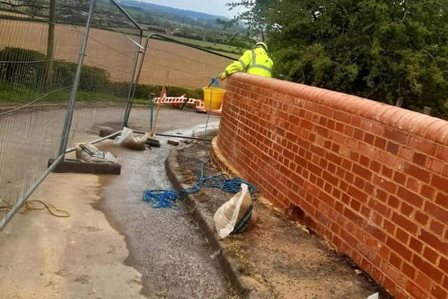 An historic canal bridge near Market Harborough has reopened almost a month after it was seriously damaged when a driver smashed into it.
