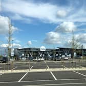 Views of Rugby Services M6 J1 in Churchover, Rugby, Warwickshire which is now open.