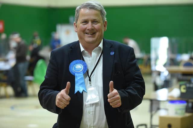 Phil King wins Market Harborough West and Foxton.
PICTURE: ANDREW CARPENTER
